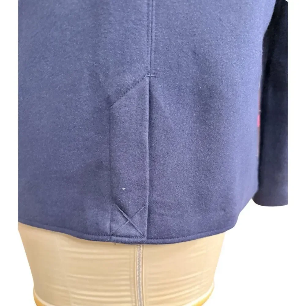 Tommy Hilfiger Boys Knit Navy Blazer Gingham Lining Large (16-18)